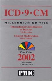 Cover of: ICD-9-CM 2002, PMIC Coder's Choice, Compact, International Classification of Diseases, 9th Revision: Clinical Modification, (Color-Coded, Office Edition, Volumes 1&2, Thumb-Indexed)