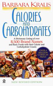 Calories and carbohydrates by Barbara Kraus