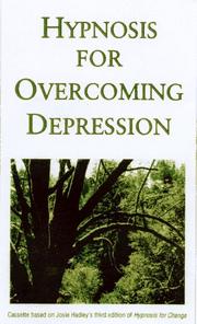 Cover of: Hypnosis for Overcoming Depression