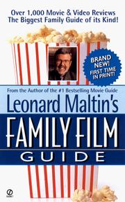 Cover of: Leonard Maltin's family film guide by Leonard Maltin