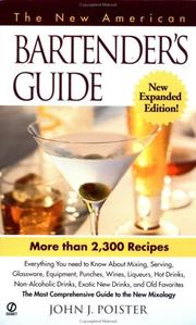 Cover of: The new American bartender's guide by John J. Poister
