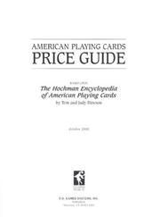 Cover of: American Playing Card Price Guide, October 2000: Based upon the Hochman Encyclopedia of American Playing Cards