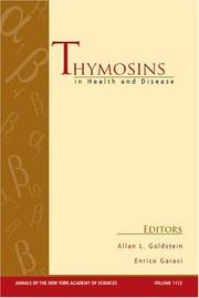 Thymosins in health and disease : first international conference