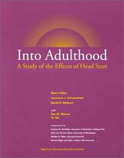 Cover of: Into Adulthood: A Study of the Effects of Head Start