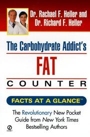 Cover of: The carbohydrate addict's fat counter