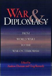 War & diplomacy : from World War I to the War on Terrorism