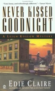 Cover of: Never kissed goodnight: a Leigh Koslow mystery