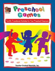 Cover of: Preschool Games