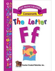 Cover of: The Letter F Easy Reader
