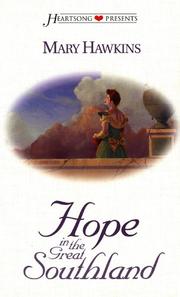 Cover of: Hope in the Great Southland (Heartsong Presents #320)