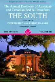 The South (Annual Directory of Southern Bed & Breakfasts) by Tracey Menges