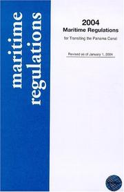 Cover of: 2004 Maritime Regulations for Transiting the Panama Canal