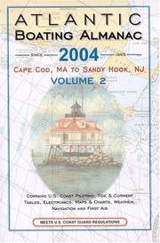 Cover of: 2004 Atlantic Boating Almanac, Vol. 2: Cape Cod, MA to Sandy Hook, NJ
