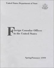 Cover of: Foreign Consular Offices in the United States |
