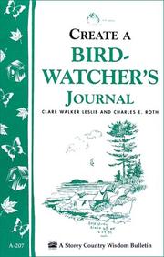 Cover of: Creating a Bird-Watcher's Journal: Storey Country Wisdom Bulletin A-207 (Storey Country Wisdom Bulletin, a-207)