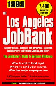 Cover of: The Los Angeles Jobbank 1999 (Serial)