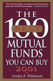 Cover of: The 100 Best Mutual Funds You Can Buy, 2001