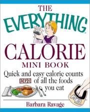 Cover of: The Everything Calorie Mini Book by Barbara Ravage
