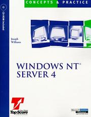Windows NT Server 4 by Joseph Williams