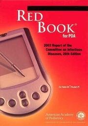 Cover of: Red Book For PDA: 2003 Report Of The Committee On Infectious Diseases (cd-rom For Palm Os 4.0+, Pocket Pc/windows 98/nt/me/2000/xp, 4mb Free Space Required)