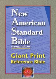 Cover of: NASB Giant-Print Reference Bible |