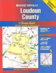 Cover of: Thomas Guide 2001 Loudoun County: Street Guide and Directory (Thomas Guides (Maps))