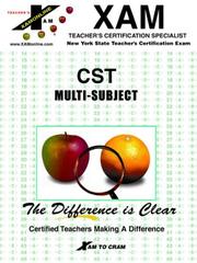 Cover of: CST Multi-Subject: Content And Sample Test (Teachers Xam Study Guides)