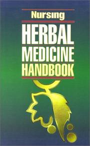 Cover of: Nursing Herbal Medicine Handbook