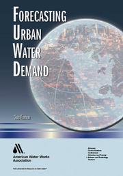 Cover of: Forecasting Urban Water Demand by Clive Jones
