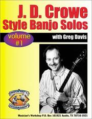 Cover of: Learn J.D. Crowe Bluegrass Scruggs Style Banjo Solos