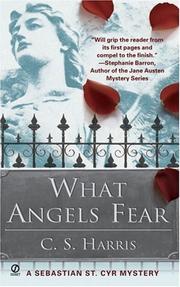 Cover of: What Angels Fear: A Sebastian St. Cyr Mystery