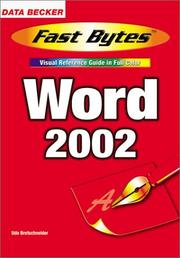 Cover of: Word 2002 (Fast Bytes)
