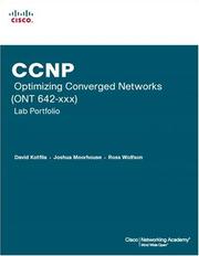 Cover of: CCNP Optimizing Converged Networks (ONT 642-845) Lab Portfolio (Cisco Networking Academy Program) (Lab Companion)