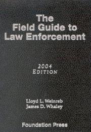 Cover of: Field Guide to Law Enforcement