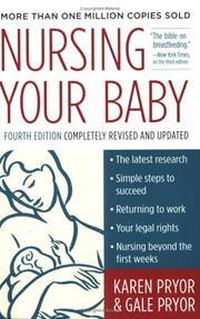 Cover of: Nursing Your Baby 4e