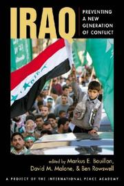 Iraq : preventing a new generation of conflict