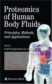 Cover of: Proteomics of Human Bodyfluids: Principles, Methods, and Applications
