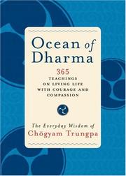 Cover of: Ocean of Dharma by Chögyam Trungpa