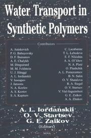 Cover of: Water Transport in Synthetic Polymers