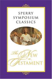 Cover of: Sperry Symposium Classics: The New Testament