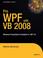 Cover of: Pro WPF with VB 2008