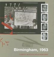 Cover of: Birmingham, 1963