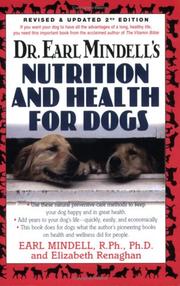 Cover of: Dr. Earl Mindell's Nutrition and Health for Dogs