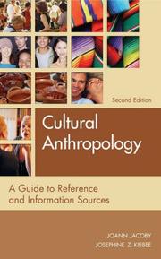 Cultural anthropology by JoAnn Jacoby, JoAnn Jacoby, Josephine Kibbee