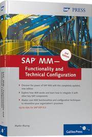 SAP MM-Functionality and Technical Configuration by Martin Murray