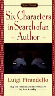 Cover of: Six characters in search of an author