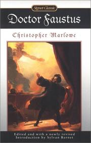 Cover of: Doctor Faustus by Christopher Marlowe