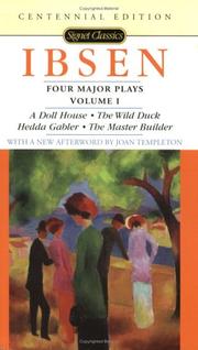 Cover of: Four Major Plays, Volume I (Signet Classics)