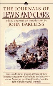Cover of: The journals of Lewis and Clark