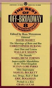 Cover of: The Best of Off-Broadway by Ross Wetzsteon